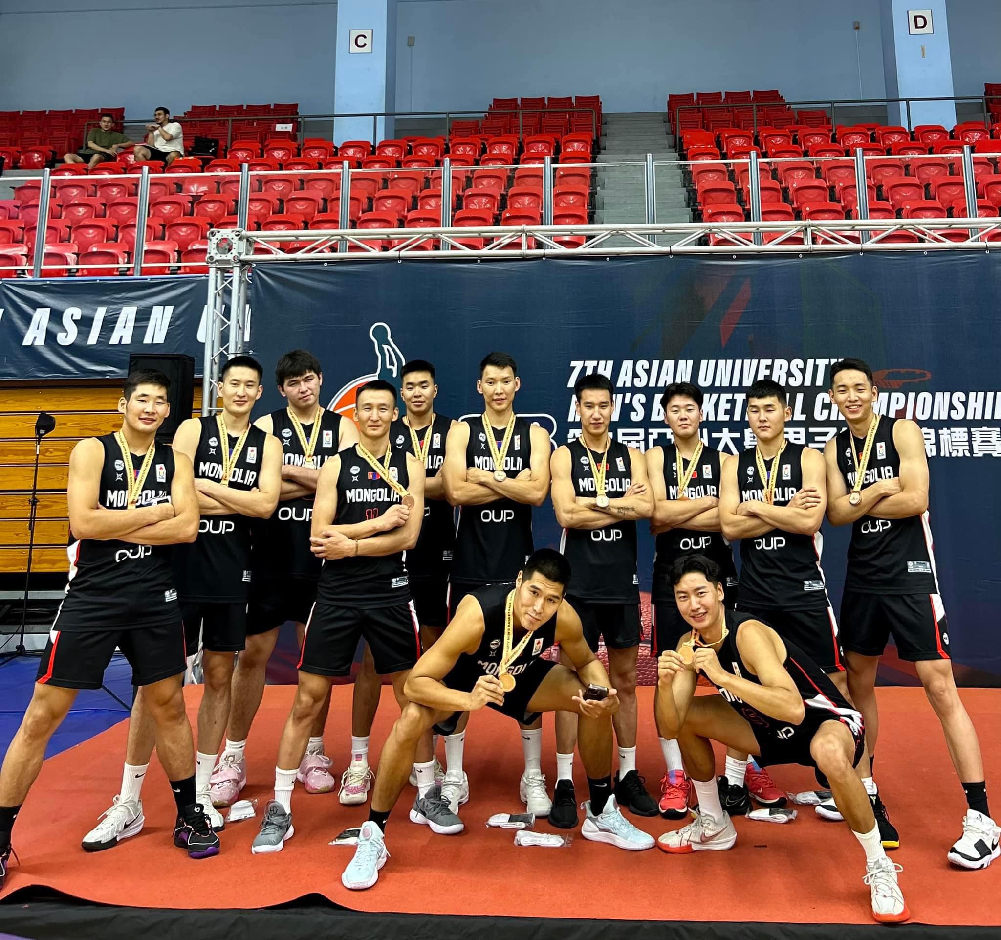 FISU-AUB Азийн Оюутны аварга шалгаруулах тэмцээнээс Монгол Улсын оюутны шигшээ баг хүрэл медаль хүртлээ